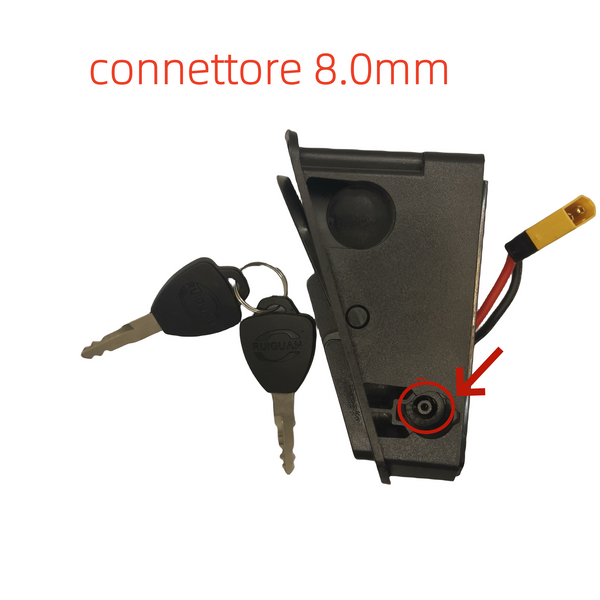 Guscio della batteria (connettore 8.0mm) ENGWE Ep-2 Pro (13Ah Version）e Engine Pro (16Ah Version)