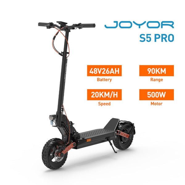 JOYOR S5 Pro (ABE) Monopattino elettrico Motore 500W Batteria 48V 26Ah  20Km/h | Garanzia italiana