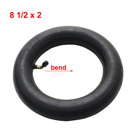 Camera D'aria 8.5x2 pollici valvola curva per Monopattini Elettrici KuKirin G2 Pro (VERSIONE 2023) (per la ruota Anteriore)