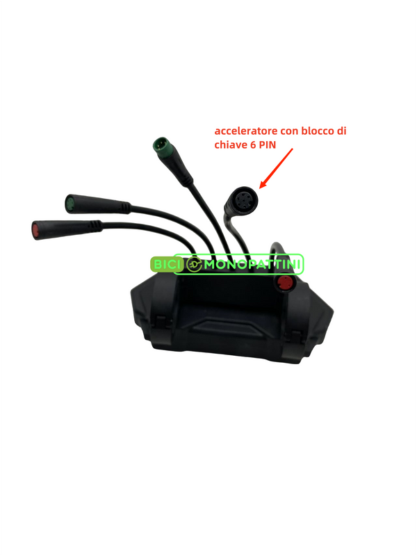 Display  (Accelaratore con 6 Pin) ORIGINALE per Kugoo Kukirin G2 Max e Kukirin G2 Pro (versione C) Monopattino Elettrico
