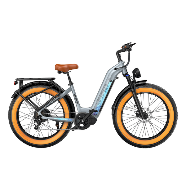 OVIVO HYPER V6 | Bicicletta Elettrica | Versatile | Motore BAFANG 250W | 48V 20Ah | Freni Idraulici | 25km/h | Autonomia 120-150Km| GARANZIA ITALIANA