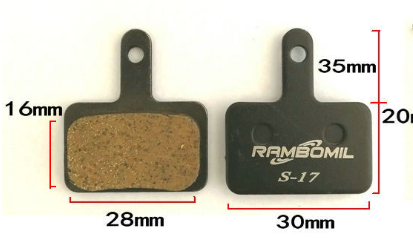 Pasticche Freni (2 pezzi) per Bici elettrica ENGWE SHENGMILO e Altri modelli BicieMonopattini