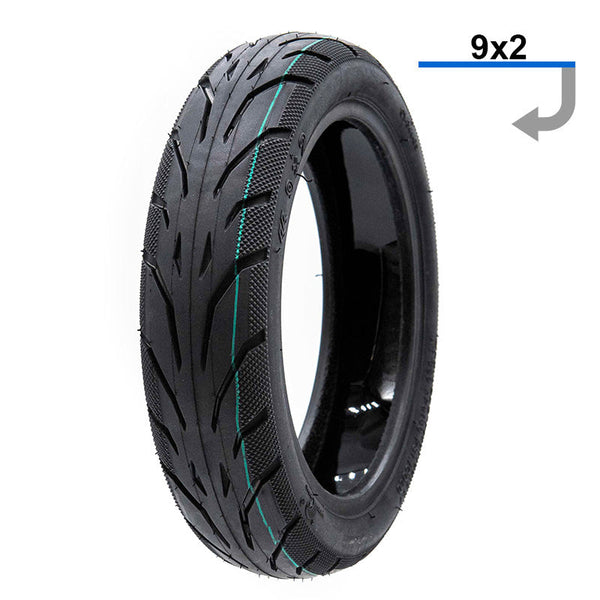 Pneumatico CityRoad Tubeless 9×2 CON GEL ANTIFORATURA per Ninebot E22/E25/E45 e altri