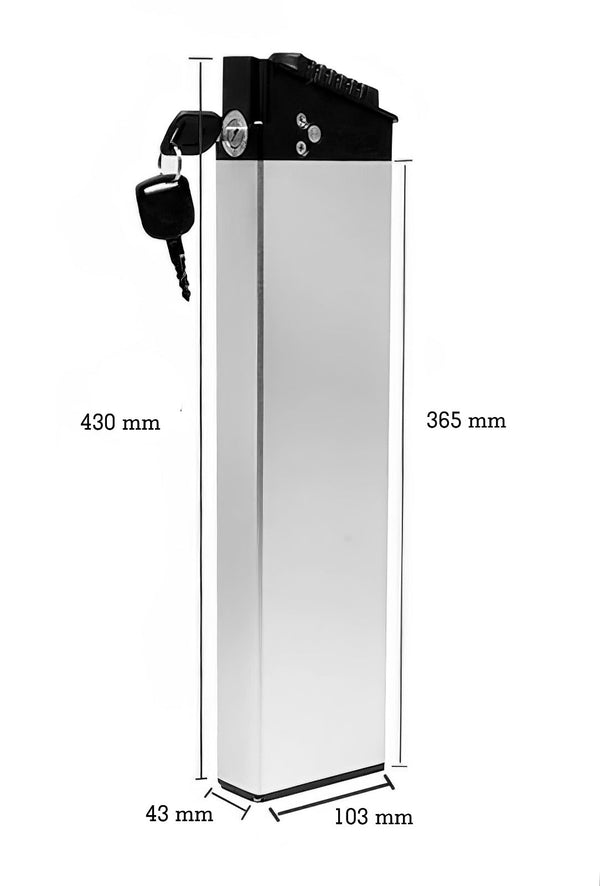 Batteria Interna per Bicicletta Elettrica Pieghevole 48 V 12.8Ah per ENGWE FIIDO SHENGMILO SAMEBIKE